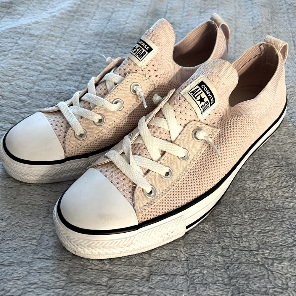 Converse Chuck Taylor All Star Knit Slip Women's Shoes Rose-White